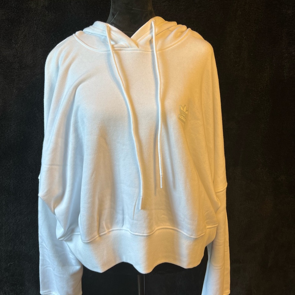 Adidas white 2X hoodie NWT